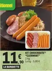 E.Leclerc Clermont - kit choucroute offre
