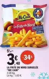 E.Leclerc Mccain - la frite du nord surgelee offre