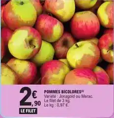 E.Leclerc Pommes bicolores offre