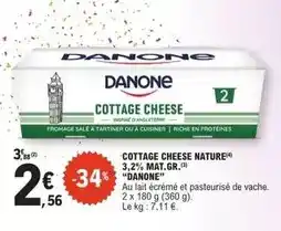 E.Leclerc Danone - cottage cheese nature offre