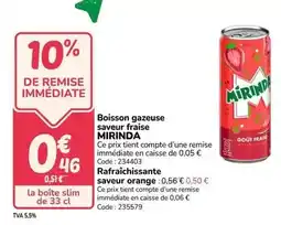 Promocash Orange - boisson gazeuse saveur fraise offre