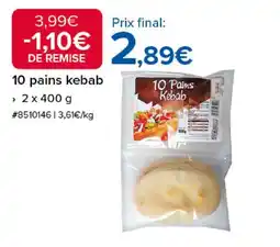 Costco 10 pains kebab offre