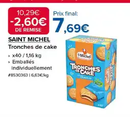 Costco SAINT MICHEL Tronches de cake offre