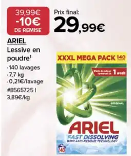 Costco ARIEL Lessive en poudre offre