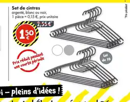 TEDi Set de cintres offre