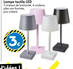 TEDi Lampe tactile LED offre