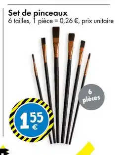 TEDi Set de pinceaux offre