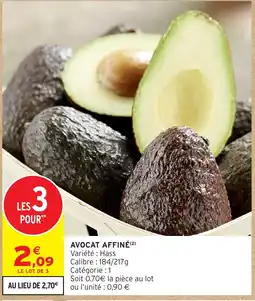 Intermarché Express Avocat affiné offre