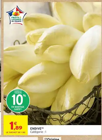 Intermarché Express Endive offre