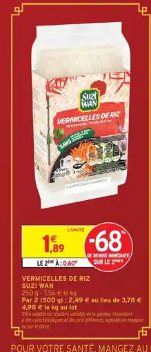 Intermarché Express SUZI WAN Vermicelles de riz offre
