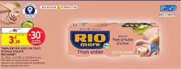 Intermarché Express RIO MARE Thon entier avec un filet d'huile d'olive offre