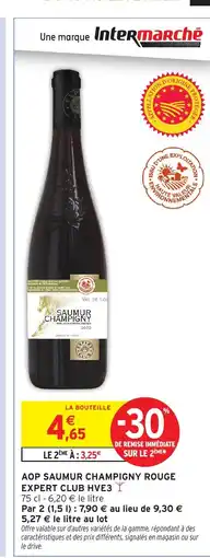 Intermarché Express Aop saumur champigny rouge expert club hve3 offre