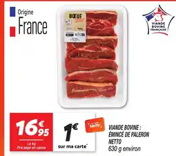 Netto NETTO Viande bovine : émincé de paleron offre