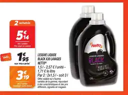 Netto NETTO Lessive liquide black x30 lavages offre