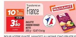 Netto NETTO Raclette oignons rouges offre