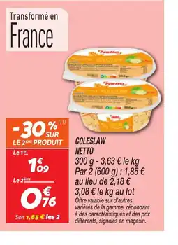 Netto NETTO Coleslaw offre