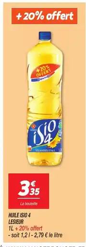 Netto Huile isio 4 lesieur offre