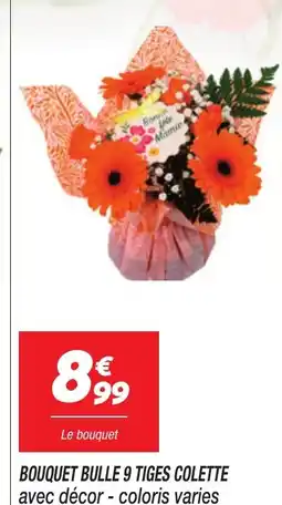 Netto Bouquet bulle 9 tiges colette offre