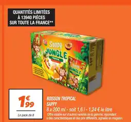 Netto SAPPY Boisson tropical offre