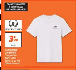 Netto JUST EMPORIO T-shirt homme offre
