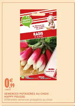 Intermarché Hyper HAPPY POUSSE Semences potageres au choix offre