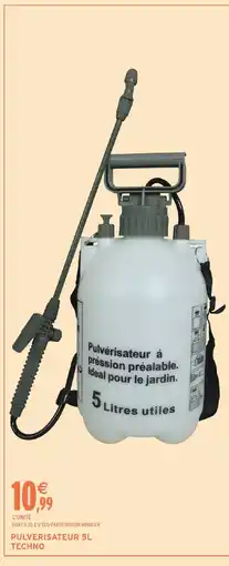 Intermarché Hyper Pulverisateur techno offre