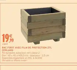 Intermarché Hyper Bac first avec film de protection cerland offre