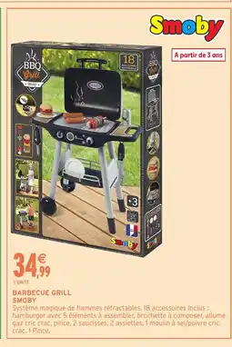 Intermarché Hyper SMOBY Barbecue grill offre