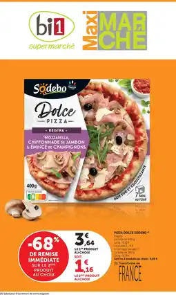 Maximarché SODEBO Pizza dolce offre