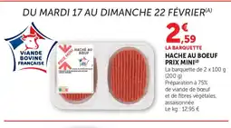 Maximarché Hache au boeuf prix mini offre