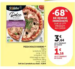 Maximarché SODEBO Pizza dolce offre
