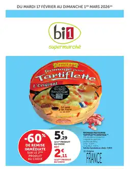 Bi1 ERMITAGE Fromage pasteurise tartiflette offre