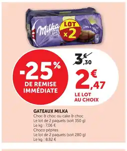 Bi1 MILKA Gateaux offre