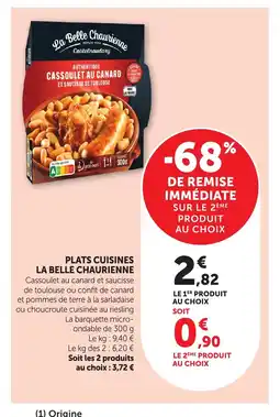 Bi1 LA BELLE CHAURIENNE Plats cuisines offre