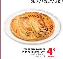 Bi1 Tarte aux pommes prix mini 6 parts offre