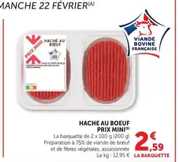 Bi1 Hache au boeuf prix mini offre