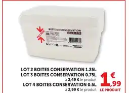 Bi1 Lot 2 boites conservation lot 3 boites conservation offre