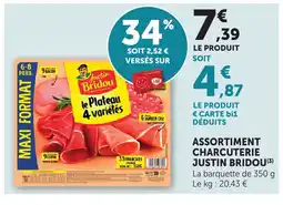 Bi1 JUSTIN BRIDOU Assortiment charcuterie offre