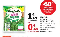 Bi1 BONDUELLE Mache/ roquette offre