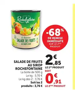 Bi1 ROCHEFONTAINE Salade de fruits au sirop léger offre