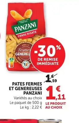 Bi1 PANZANI Pates fermes et genereuses offre