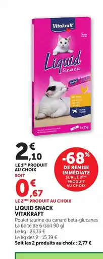 Bi1 VITAKRAFT Liquid snack offre