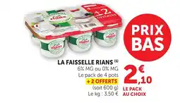 Bi1 RIANS La faisselle offre