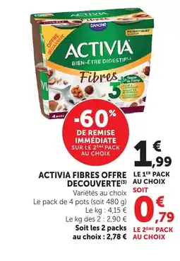 Bi1 ACTIVIA Fibres offre decouverte offre