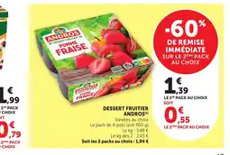 Bi1 ANDROS Dessert fruitier offre