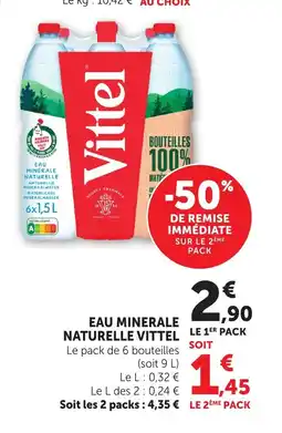 Bi1 VITTEL Eau minerale naturelle offre