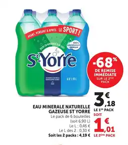 Bi1 ST YORRE Eau minerale naturelle gazeuse offre