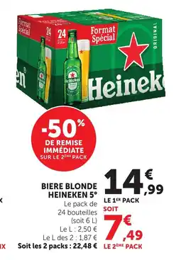 Bi1 HEINEKEN 5° Biere blonde offre