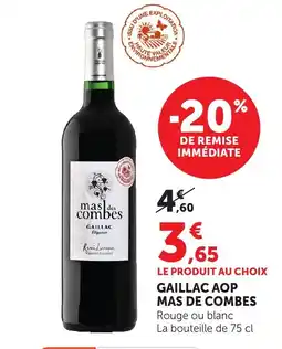 Bi1 MAS DE COMBES Gaillac aop offre