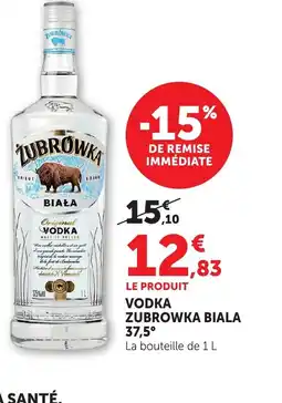 Bi1 ZUBROWKA BIALA 37,5° Vodka offre